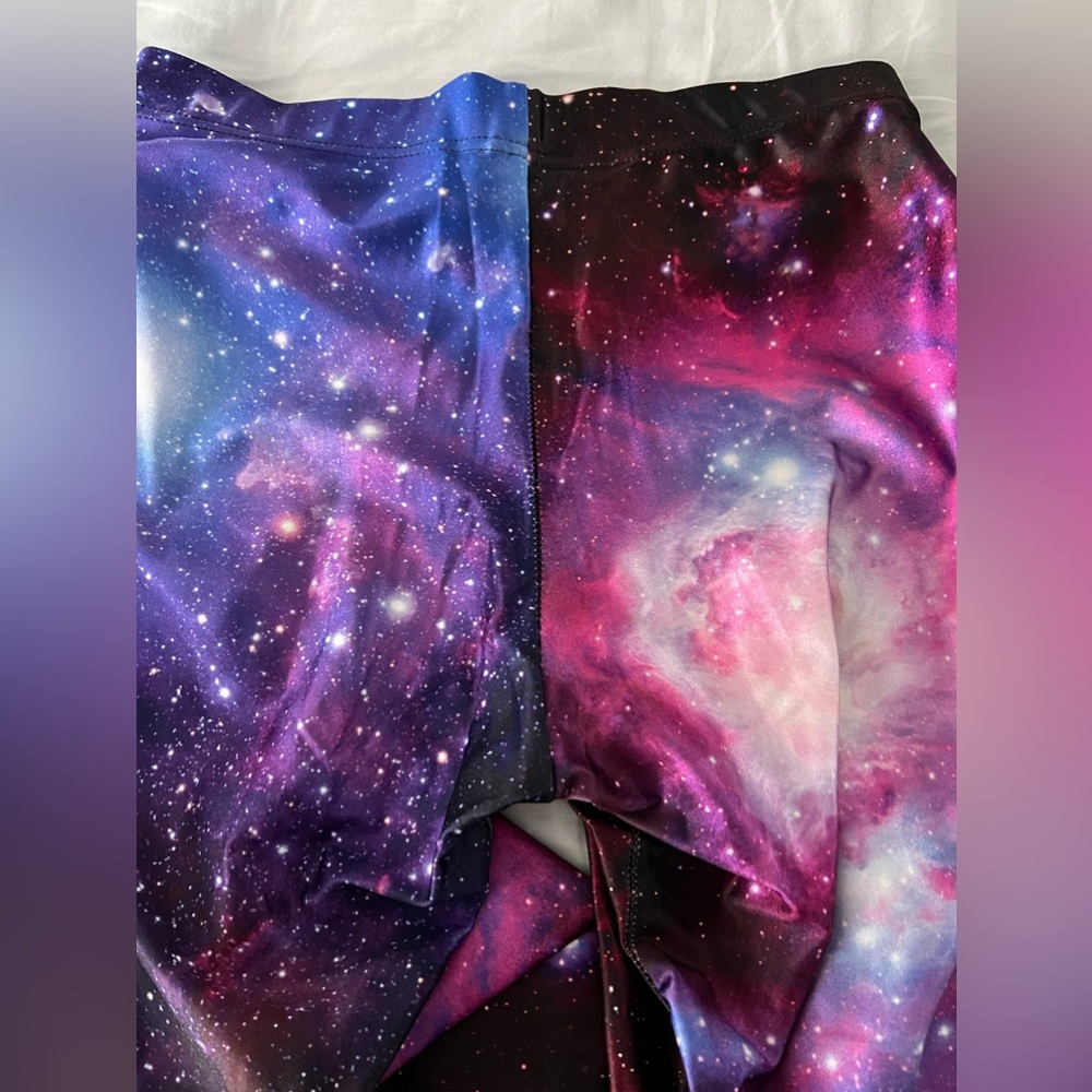Blackmilk Galaxy Purple Leggings - Picture 4 of 4